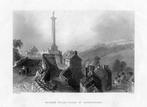 Walkers Pillar, Londonderry, Irlandia Północna, 1860