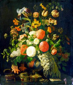 Kwiaty, XVIII wiek autorstwa Rachel Ruysch