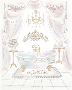 Łazienka w stylu shabby chic autorstwa Radhika Modi
