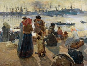 Emigranci autorstwa Raffaello Gambogi