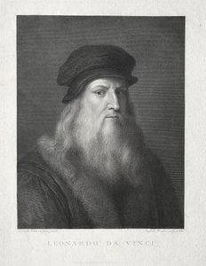 Leonardo da Vinci. autorstwa Raffaello Morghen