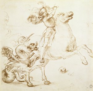 Św. Jerzy i smok autorstwa Raffaello Sanzio Raphael