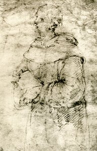 Studium mnicha, 1913. autorstwa Raffaello Sanzio Raphael