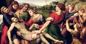 Depozicija, 1507 (62308 detalė)poli autorstwa Raffaello Sanzio Raphael