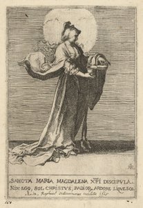Św. Maria Magdalena autorstwa Raffaello Schiaminossi, after Lucas van Leyden