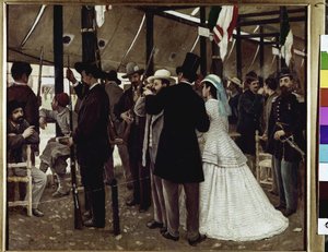 Karabin strzelecki Patriots (olej na płótnie)