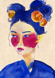 Asian Girl autorstwa Raissa Oltmanns