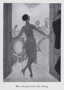 Ilustracja do „But Gentlemen Marry Brunettes” autorstwa Anity Loos (lito) autorstwa Ralph Barton