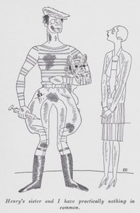 Ilustracja do „But Gentlemen Marry Brunettes” autorstwa Anity Loos (lito) autorstwa Ralph Barton