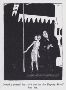 Ilustracja do „But Gentlemen Marry Brunettes” autorstwa Anity Loos (lito)