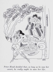 Ilustracja do „But Gentlemen Marry Brunettes” autorstwa Anity Loos (lito) autorstwa Ralph Barton