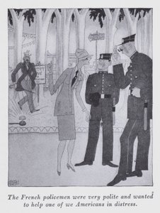 Ilustracja do „But Gentlemen Marry Brunettes” autorstwa Anity Loos (lito)