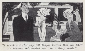 Ilustracja Anita Loos dla Panów Wolą Blondynki (lito)