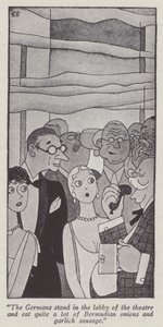 Ilustracja Anita Loos dla Panów Wolą Blondynki (lito) autorstwa Ralph Barton