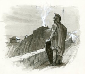 Rzymski ogień sygnałowy autorstwa Ralph Bruce