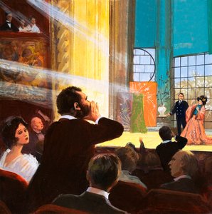 Pierwszy występ Madame Butterfly autorstwa Ralph Bruce