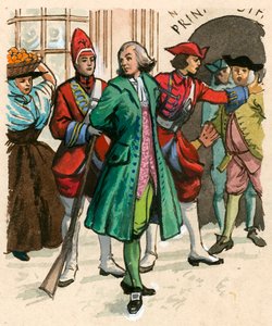 Redaktor John Wilkes został wysłany do więzienia za atakowanie rządu autorstwa Ralph Bruce