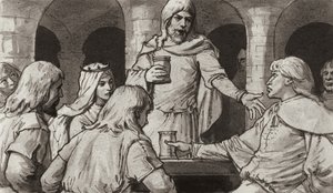 Walteoff zwabiony do Zdrady (gwasz na papierze)