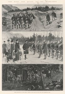 Król i królowa w Highlands autorstwa Ralph Cleaver