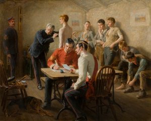Przekazanie Doktora, 1896 autorstwa Ralph Hedley