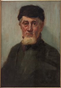 Portret Ralpha Cruikshanksa autorstwa Ralph Hedley