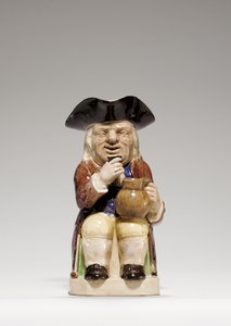 Zastawa do śmietany Staffordshire Toby-dzbanek, ok. 1785 r. autorstwa Ralph Junior Wood