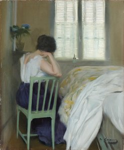 Smutne godziny, ok. 1900 (olej na płótnie)