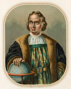 Krzysztof Kolumb z globusem