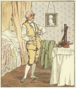 Elegia o śmierci wściekłego psa autorstwa Randolph Caldecott