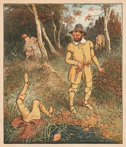 A ten, który był w najłagodniejszym nastroju, zabił tam drugiego, ok. 1880 r. autorstwa Randolph Caldecott