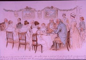obiad świąteczny autorstwa Randolph Caldecott