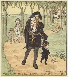 Laski w lesie autorstwa Randolph Caldecott