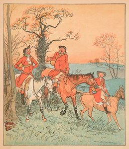 To polowanie nie popłaca, 1880. autorstwa Randolph Caldecott
