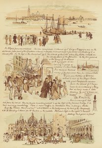 Do naszych przyjaciół, którzy nigdy nie byli w Wenecji (chromolitho) autorstwa Randolph Caldecott
