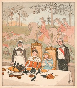 Czyż nie było to wykwintne Danie, które należy postawić przed Królem, 1880? autorstwa Randolph Caldecott