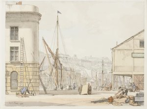Hotel de Paris, Dover (tusz i akwarela na papierze)
