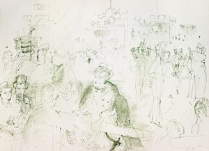 Bal w Moulin de la Galette; Bal au Moulin de la Galette autorstwa Raoul Dufy