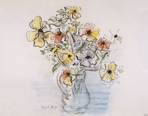 Bukiet zawilców autorstwa Raoul Dufy