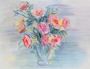 Wiązanka kwiatów w wazonie autorstwa Raoul Dufy