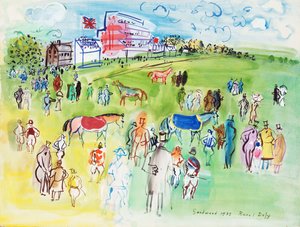 Tor wyścigowy Goodwood autorstwa Raoul Dufy