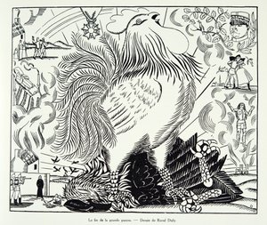Koniec Wielkiej Wojny, z Histoire de la Troisieme Republique, tom I, Historia polityczna, wyd. 1933 (litografia) autorstwa Raoul Dufy