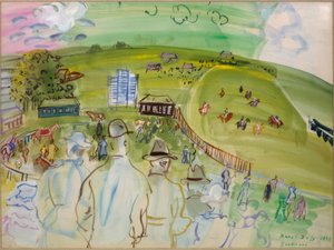 Tor wyścigowy (Goodwood) autorstwa Raoul Dufy