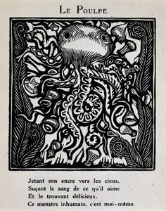 Ośmiornica - w "Le Bestiaire ou cortege d