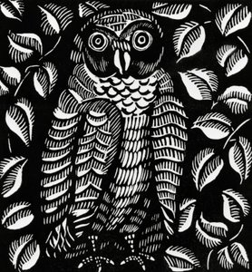 Sowa, do wiersza Le hibou, z Le Bestiaire ou Cortege d