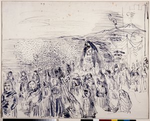 Procesja w Neapolu autorstwa Raoul Dufy