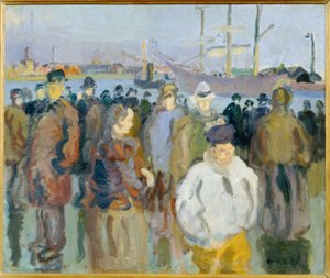 Nabrzeże w Rouen autorstwa Raoul Dufy