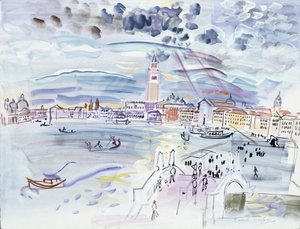 Riva degli Schiavoni, Wenecja autorstwa Raoul Dufy