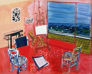 Studio w Vence (olej na płótnie) autorstwa Raoul Dufy