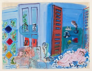 Pracownia artysty (akwarela) autorstwa Raoul Dufy