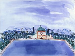 Basen w Menara autorstwa Raoul Dufy